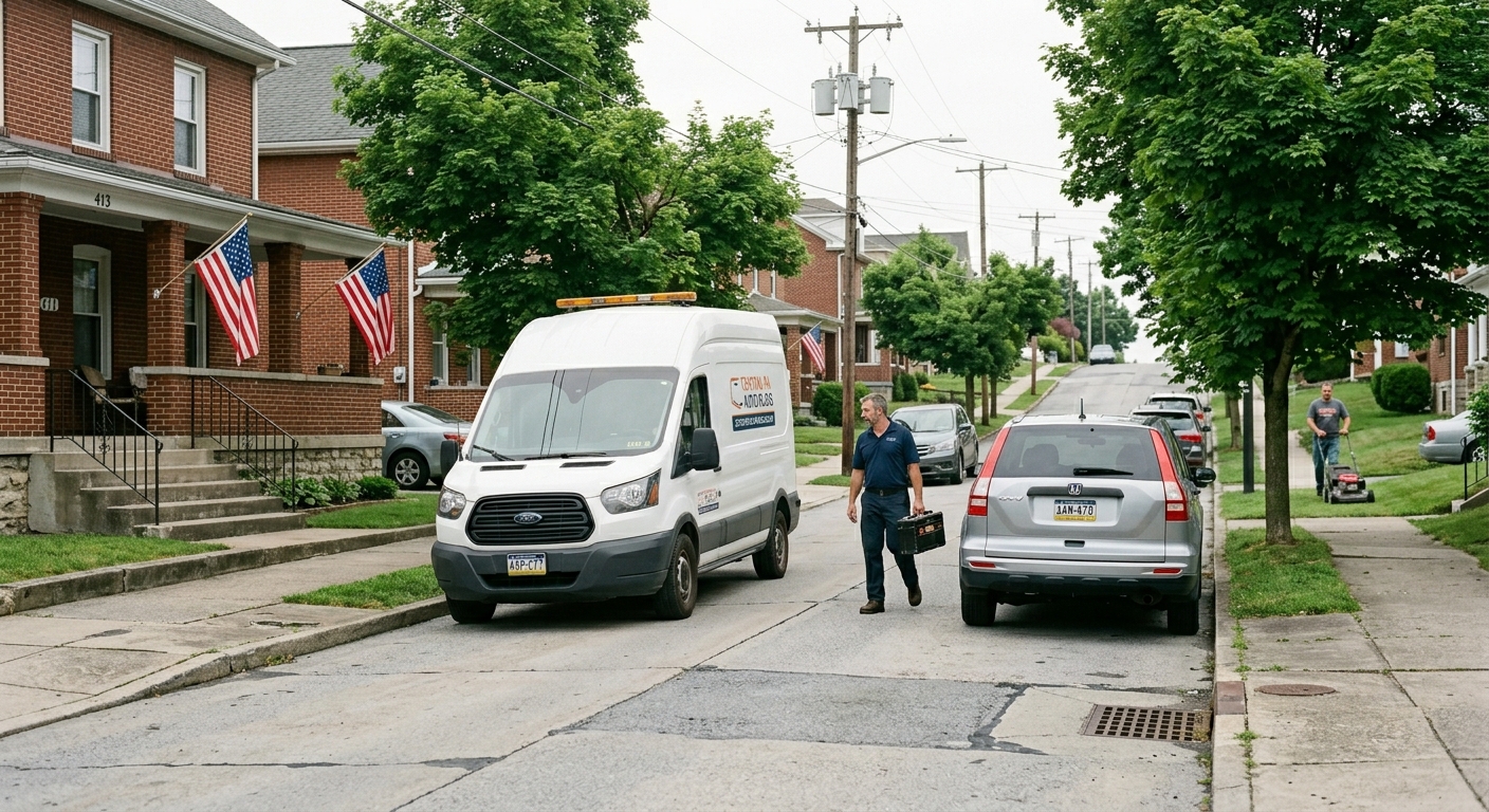 Central PA Auto Glass mobile service technician serving Altoona and Blair County, Pennsylvania