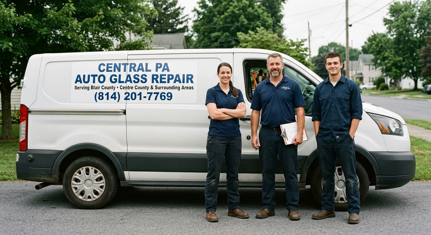 Central PA Auto Glass team - professional technicians serving Altoona and State College, Pennsylvania